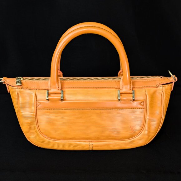 LOUIS VUITTON Epi Leather Dhanura PM Orange - RARE - Picture 1 of 16
